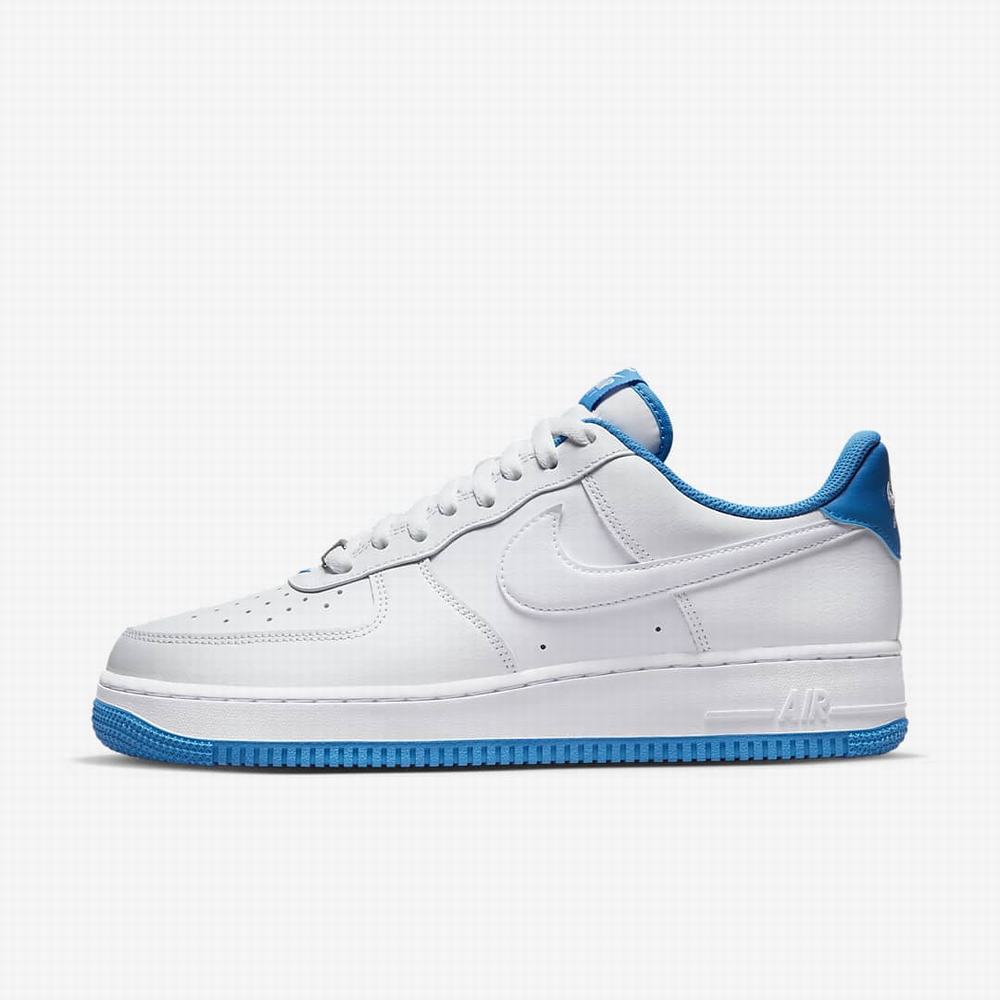 Tenisky Nike Air Force 1 \'07 Panske Biele Svetlo Modre Biele | SK417360