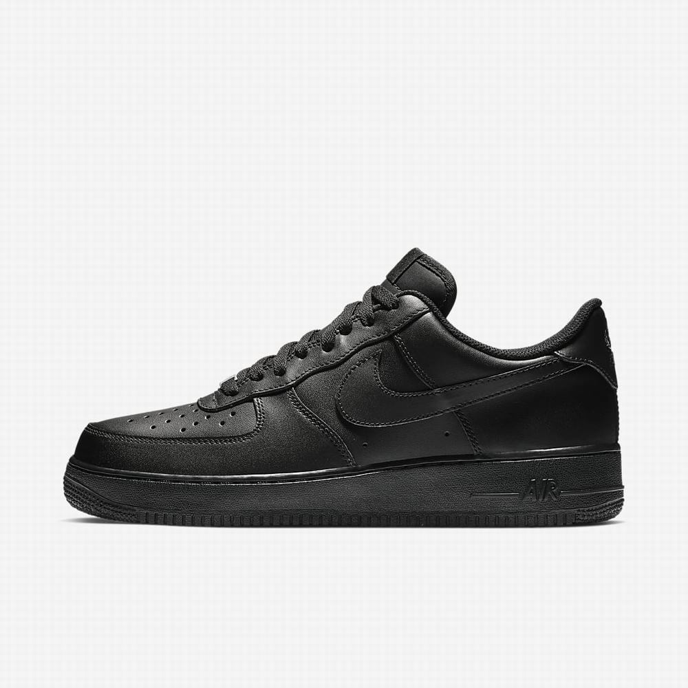 Tenisky Nike Air Force 1 \'07 Panske Čierne | SK249065