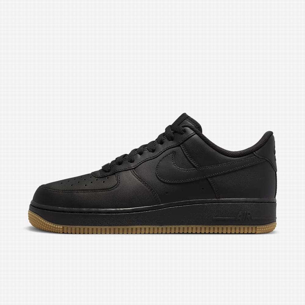 Tenisky Nike Air Force 1 \'07 Panske Čierne Svetlo Hnede Čierne | SK362970