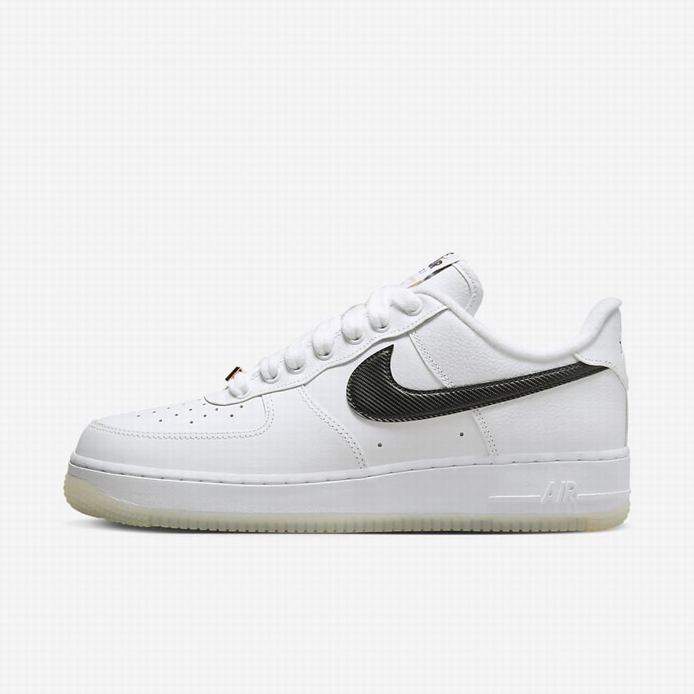 Tenisky Nike Air Force 1 \'07 Premium Panske Biele Metal Zlate Čierne | SK679352