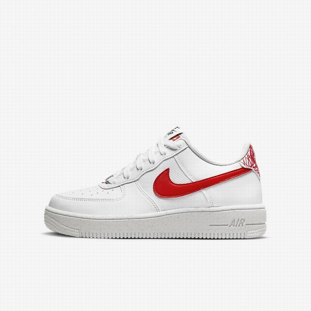 Tenisky Nike Air Force 1 Crater Detske Biele Červené | SK106834