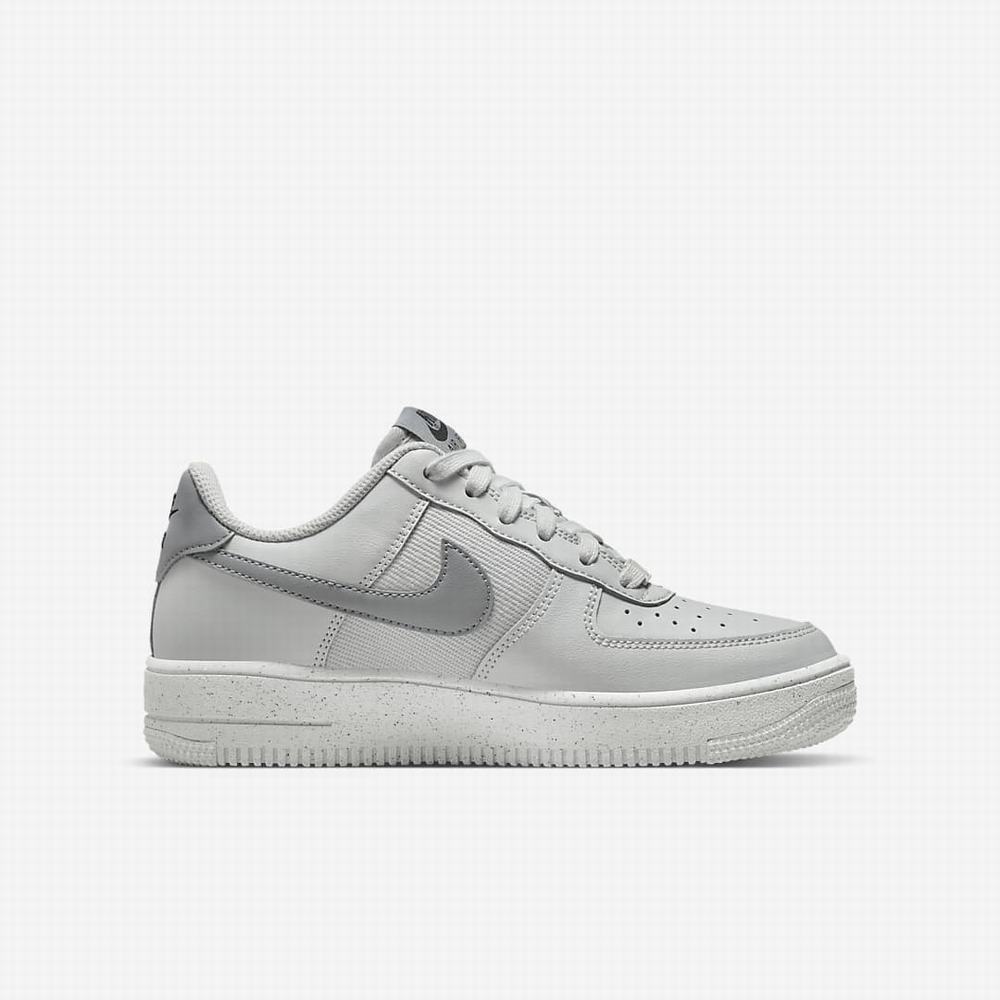 Tenisky Nike Air Force 1 Crater Detske Svetlo Siva Siva Siva | SK325179