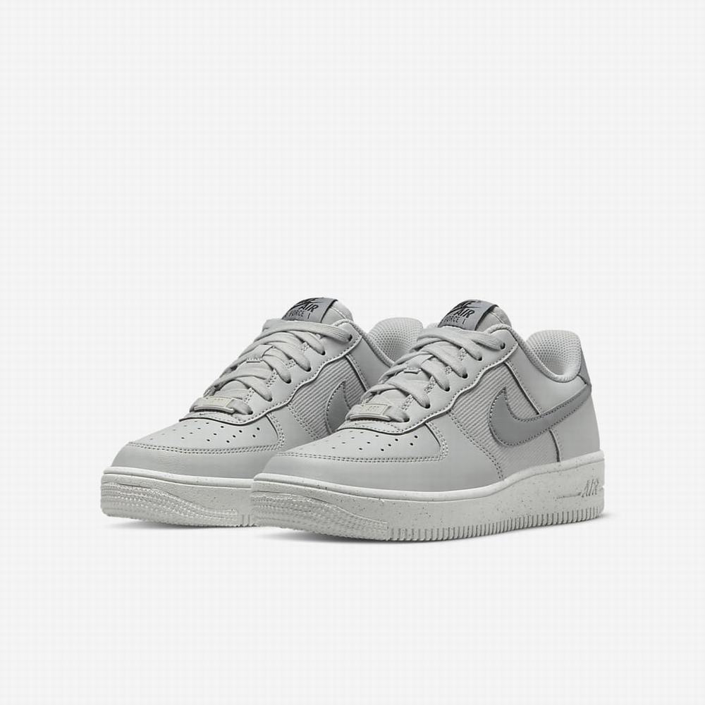 Tenisky Nike Air Force 1 Crater Detske Svetlo Siva Siva Siva | SK325179