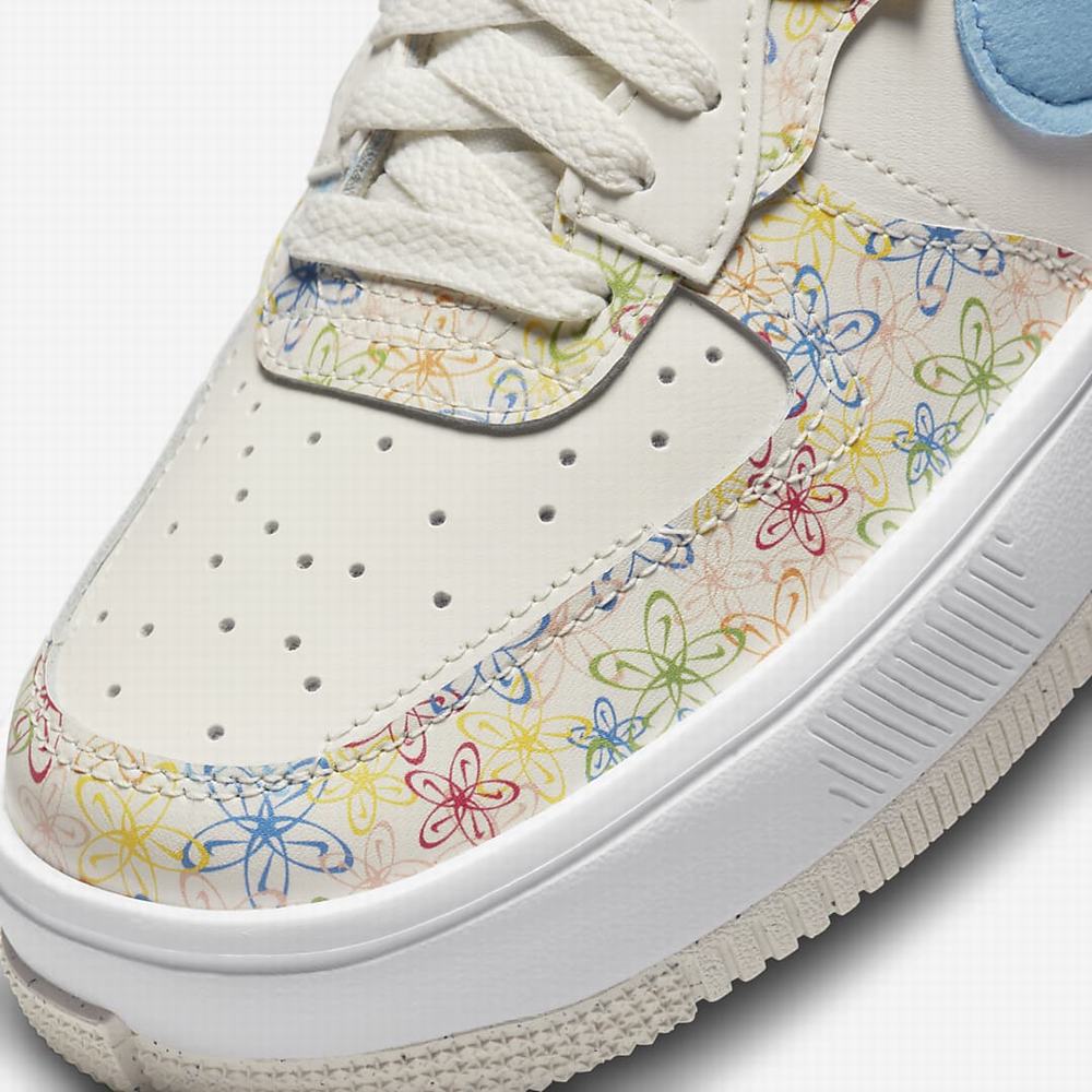 Tenisky Nike Air Force 1 Fontanka Damske Béžové Kráľovská Modrá Modre | SK246790