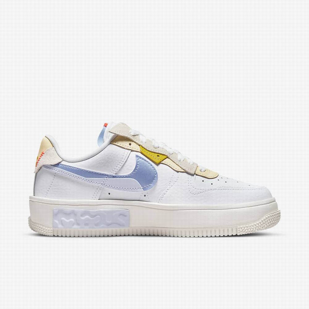 Tenisky Nike Air Force 1 Fontanka Damske Biele Citrón | SK509368