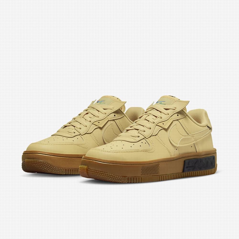 Tenisky Nike Air Force 1 Fontanka Damske Hnede Čierne | SK524836