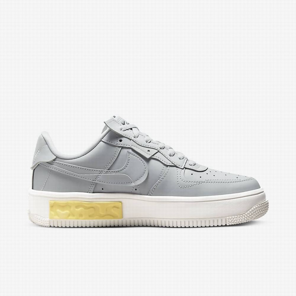 Tenisky Nike Air Force 1 Fontanka Damske Siva Citrón Modre Svetlomodrá | SK750869