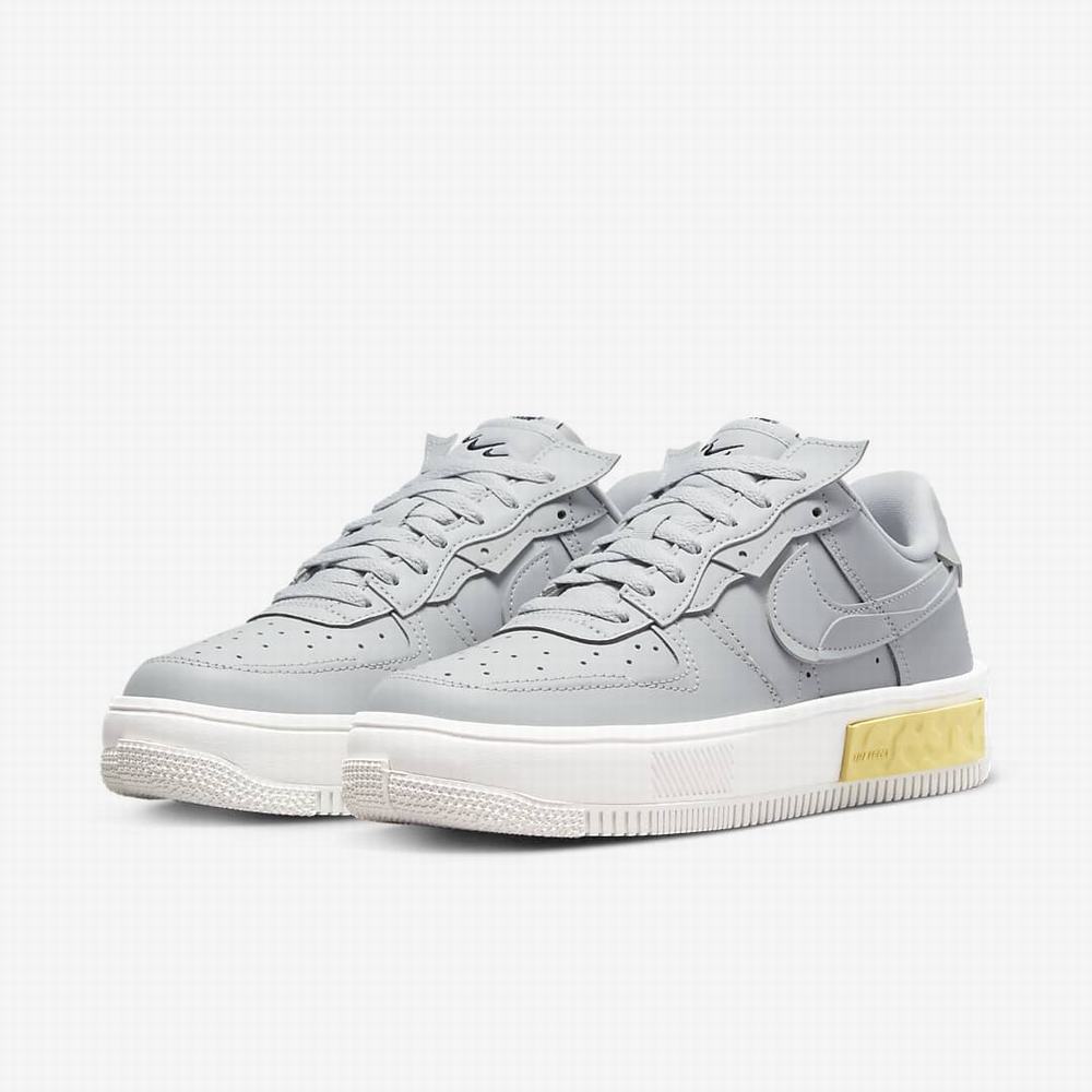 Tenisky Nike Air Force 1 Fontanka Damske Siva Citrón Modre Svetlomodrá | SK750869