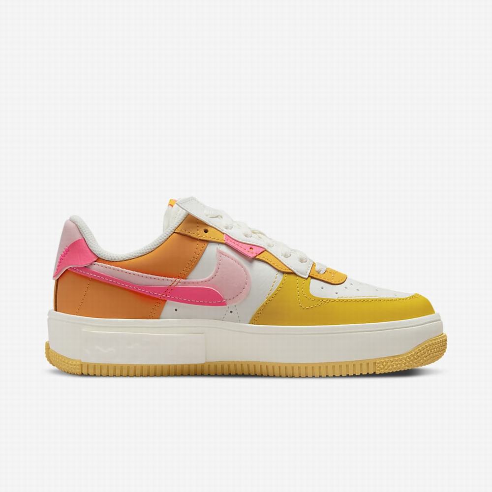 Tenisky Nike Air Force 1 Fontanka Damske Biele Ruzove | SK985320