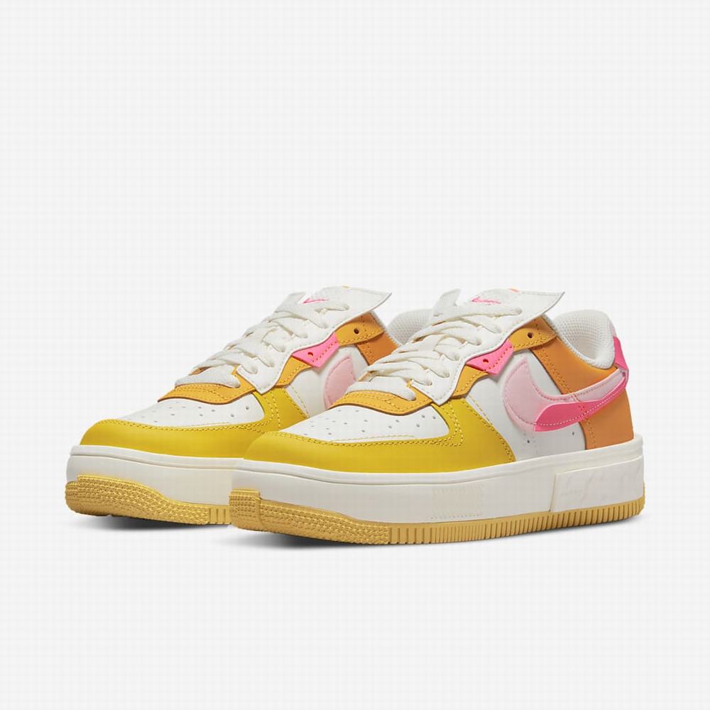 Tenisky Nike Air Force 1 Fontanka Damske Biele Ruzove | SK985320