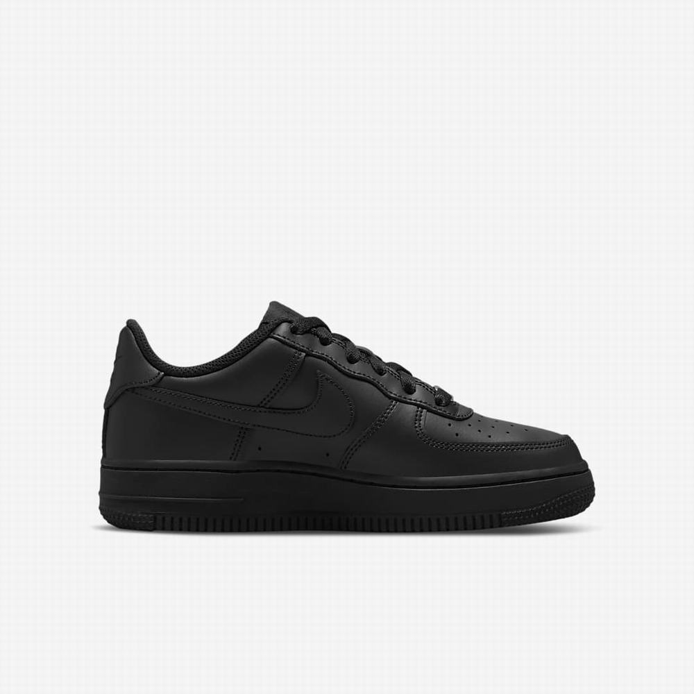 Tenisky Nike Air Force 1 LE Detske Čierne | SK706149