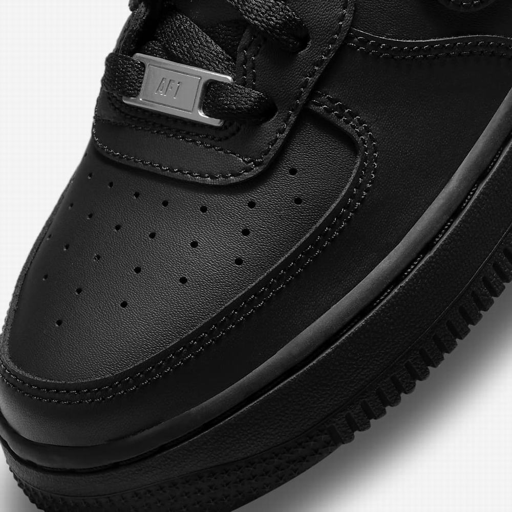 Tenisky Nike Air Force 1 LE Detske Čierne | SK706149