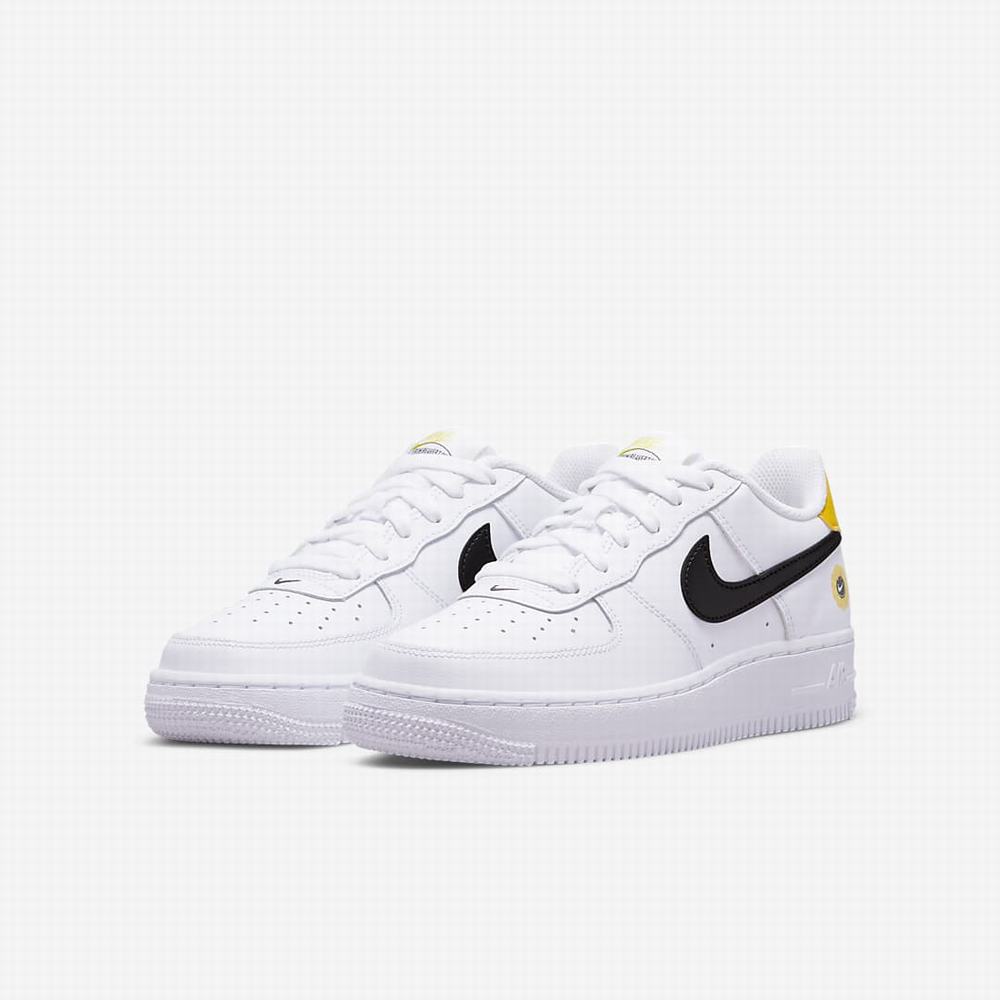 Tenisky Nike Air Force 1 LV8 Detske Biele Tmavo Čierne | SK042571