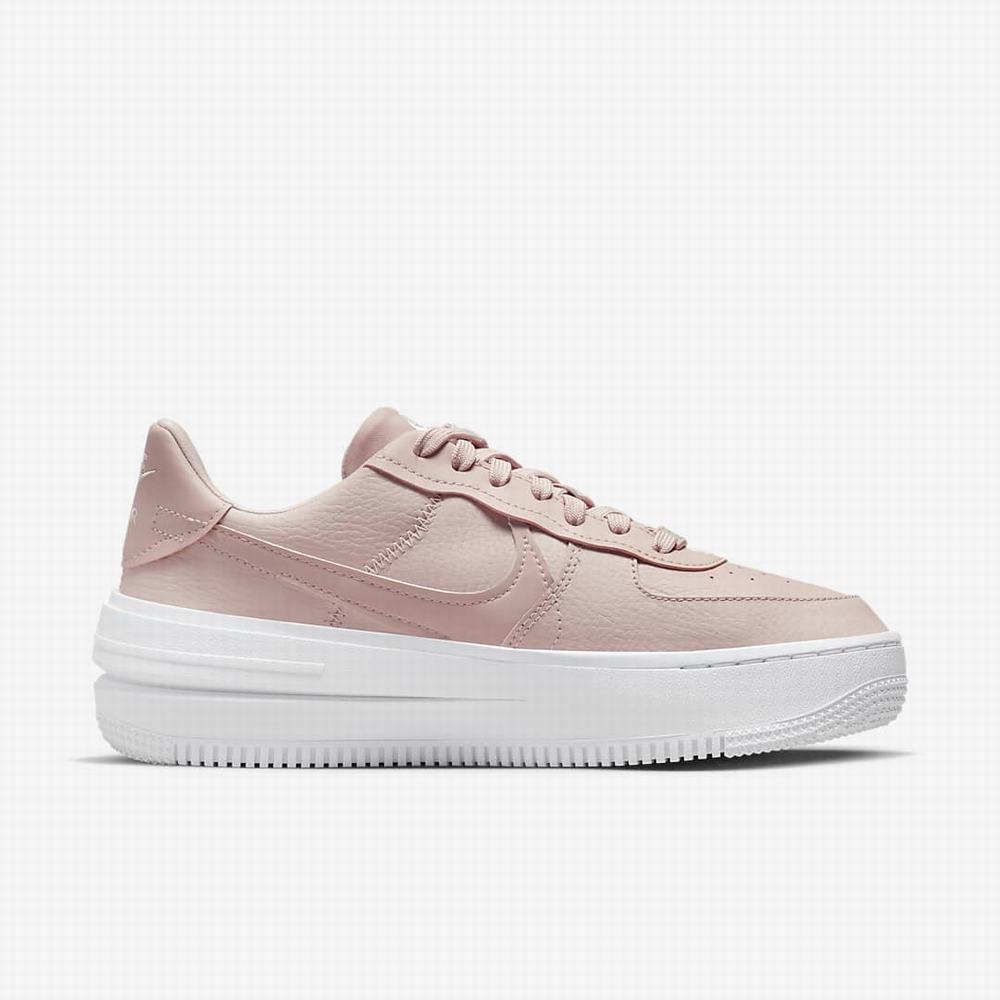 Tenisky Nike Air Force 1 PLT.AF.ORM Damske Ruzove Biele Svetlo Ruzove | SK456703