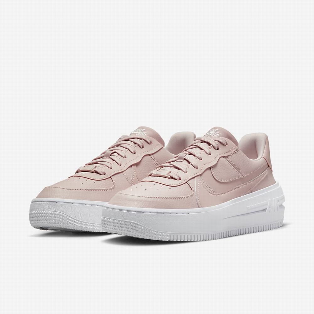 Tenisky Nike Air Force 1 PLT.AF.ORM Damske Ruzove Biele Svetlo Ruzove | SK456703