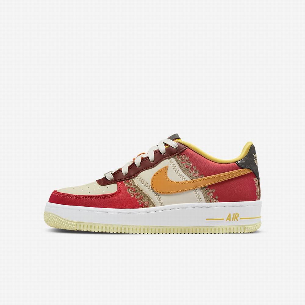 Tenisky Nike Air Force 1 Premium Detske Červené | SK652430