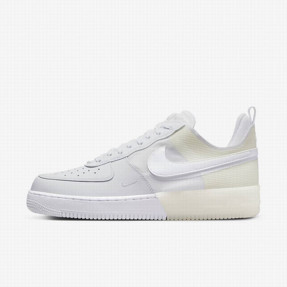 Tenisky Nike Air Force 1 React Panske Biele | SK745613