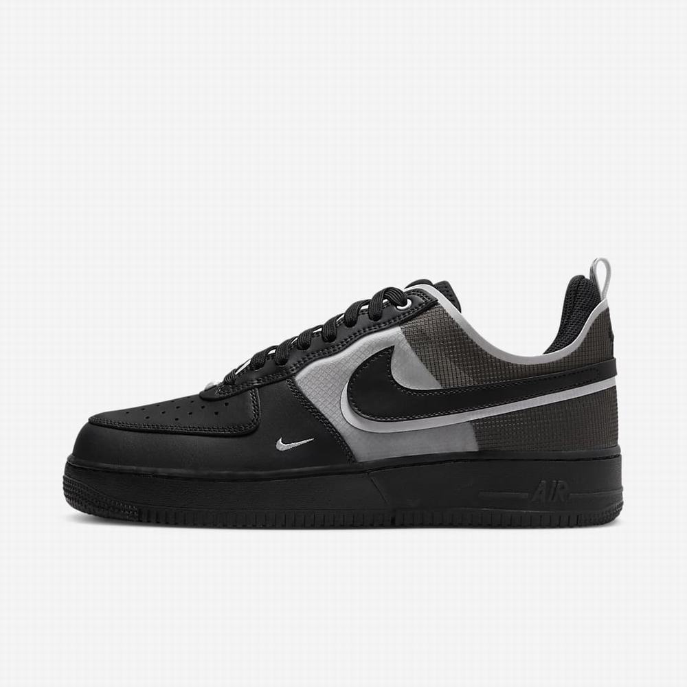 Tenisky Nike Air Force 1 React Panske Čierne Biele Čierne | SK803127