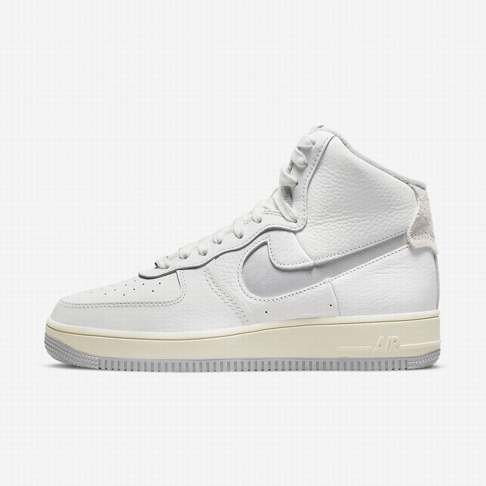 Tenisky Nike Air Force 1 Sculpt Damske Biele Strieborne | SK512846