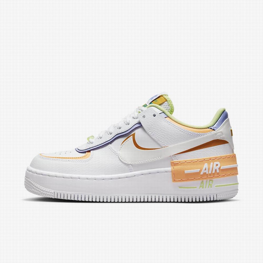 Tenisky Nike Air Force 1 Shadow Damske Biele Krém Svetlo Zelene Biele | SK319450