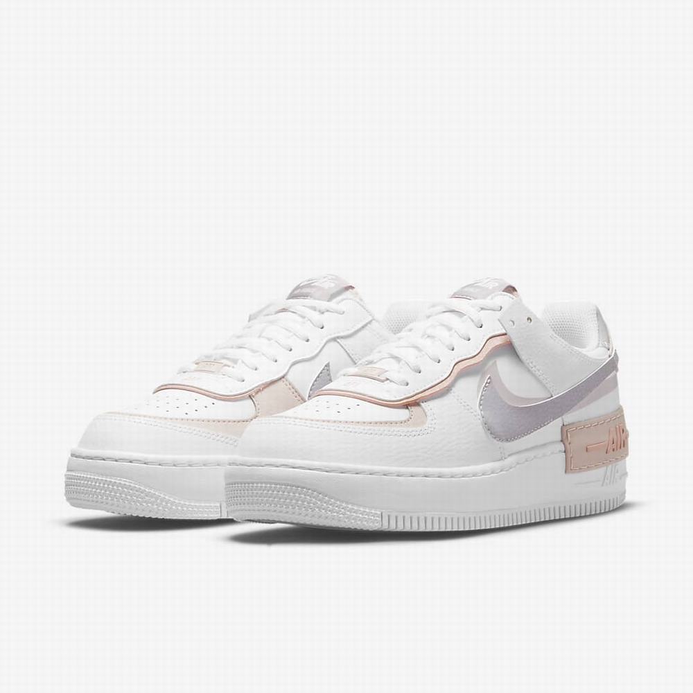 Tenisky Nike Air Force 1 Shadow Damske Biele Ruzove Ruzove Siva | SK621480