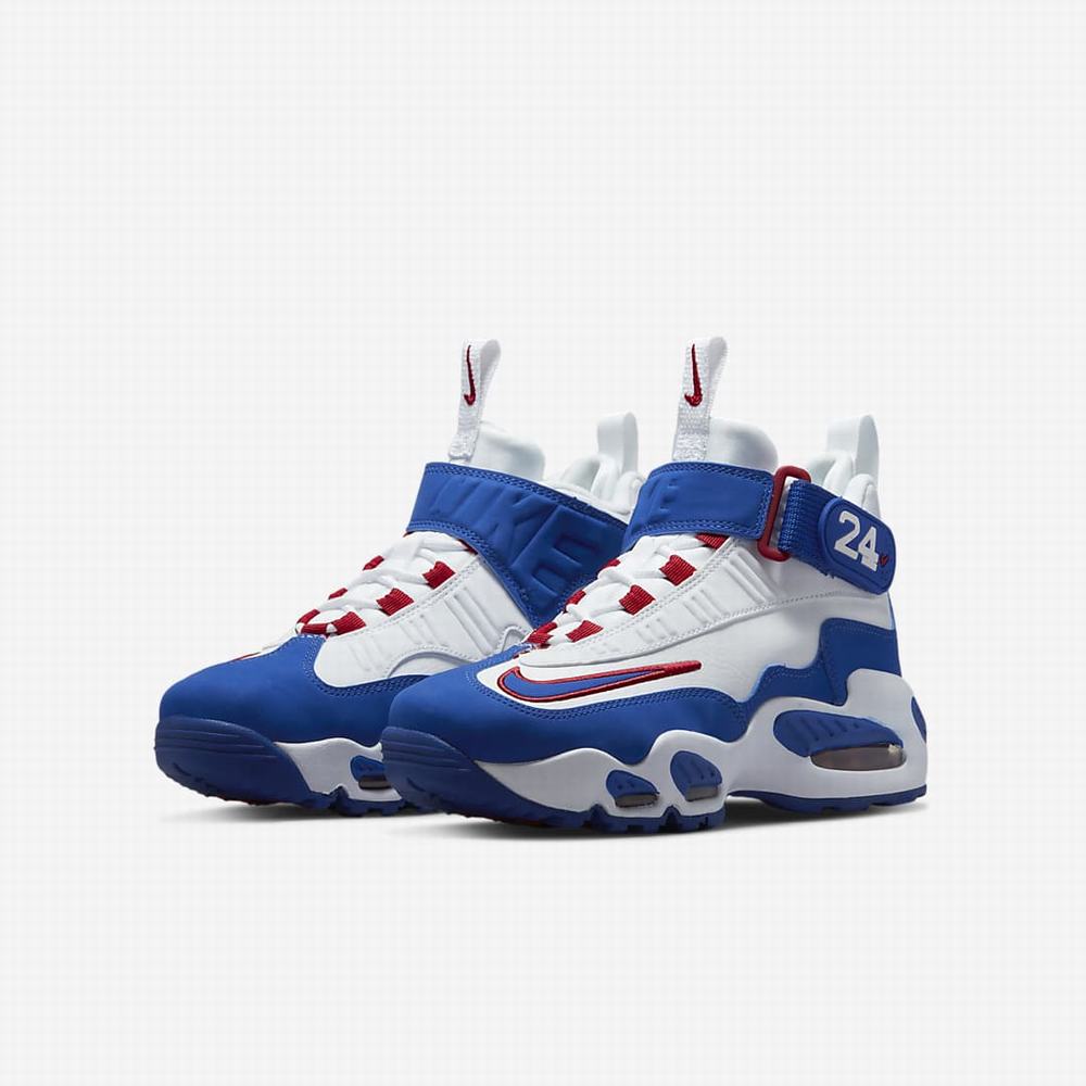 Tenisky Nike Air Griffey Max 1 Detske Biele Červené Kráľovská Modrá | SK218365