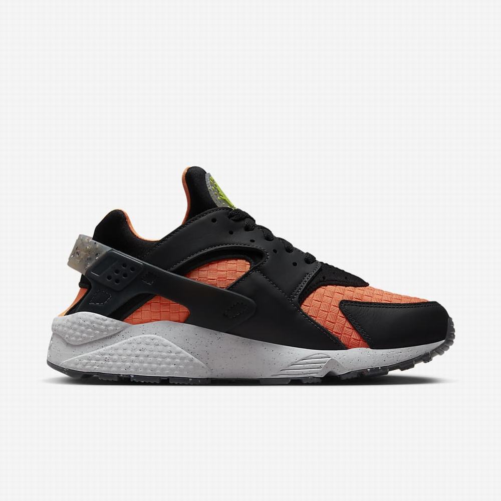 Tenisky Nike Air Huarache Crater Premium Panske Tmavo Siva Oranžové Biele Čierne | SK897364