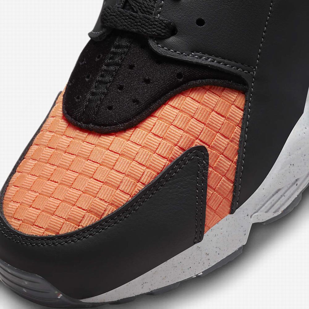 Tenisky Nike Air Huarache Crater Premium Panske Tmavo Siva Oranžové Biele Čierne | SK897364