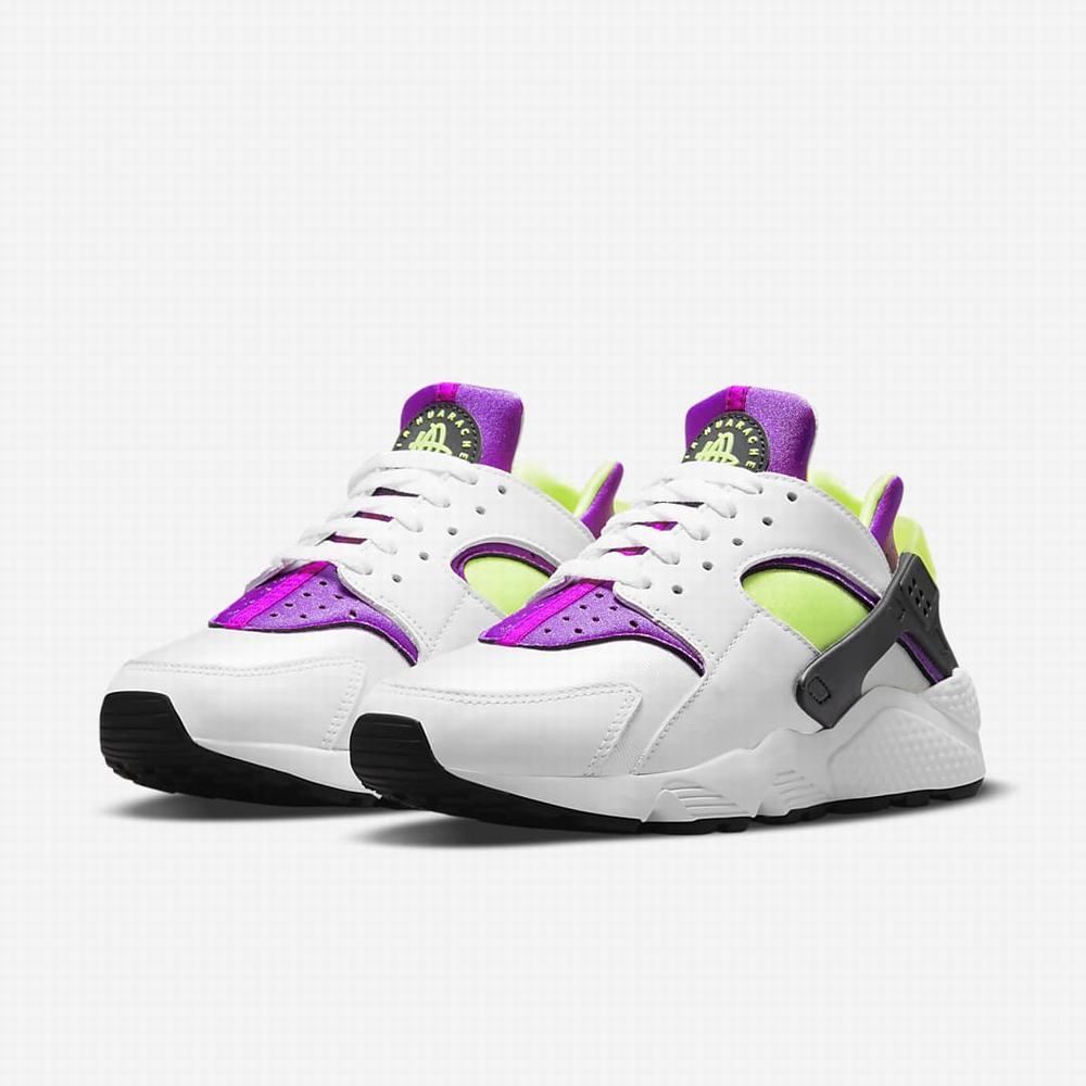 Tenisky Nike Air Huarache Damske Biele Čierne Žlté | SK734502