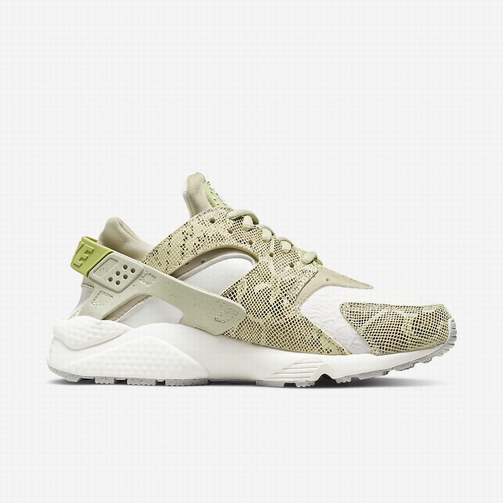 Tenisky Nike Air Huarache Damske Béžové Olivovo Zelená Svetlo Hnede Zelene | SK269145