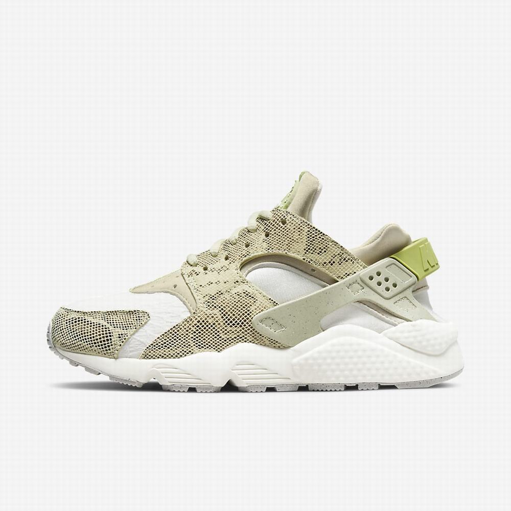 Tenisky Nike Air Huarache Damske Béžové Olivovo Zelená Svetlo Hnede Zelene | SK269145