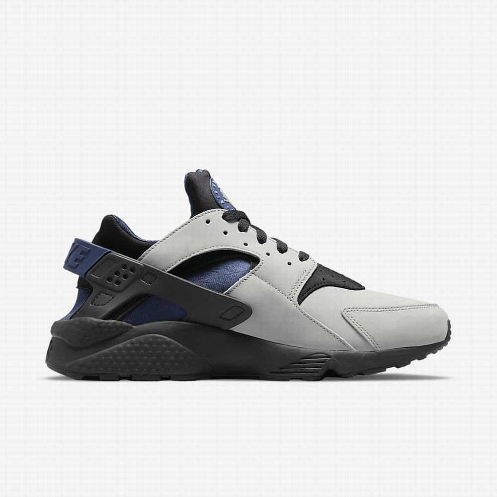 Tenisky Nike Air Huarache LE Panske Čierne Siva Biele Kráľovská Modrá | SK027864