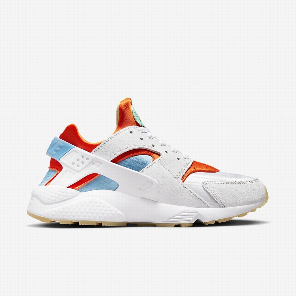 Tenisky Nike Air Huarache Panske Biele Modre Oranžové | SK532098