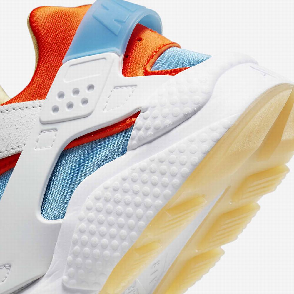 Tenisky Nike Air Huarache Panske Biele Modre Oranžové | SK532098