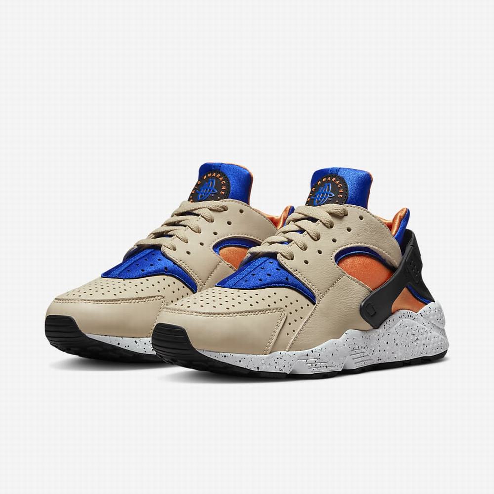 Tenisky Nike Air Huarache Panske Hnede Čierne Kráľovská Modrá | SK976183