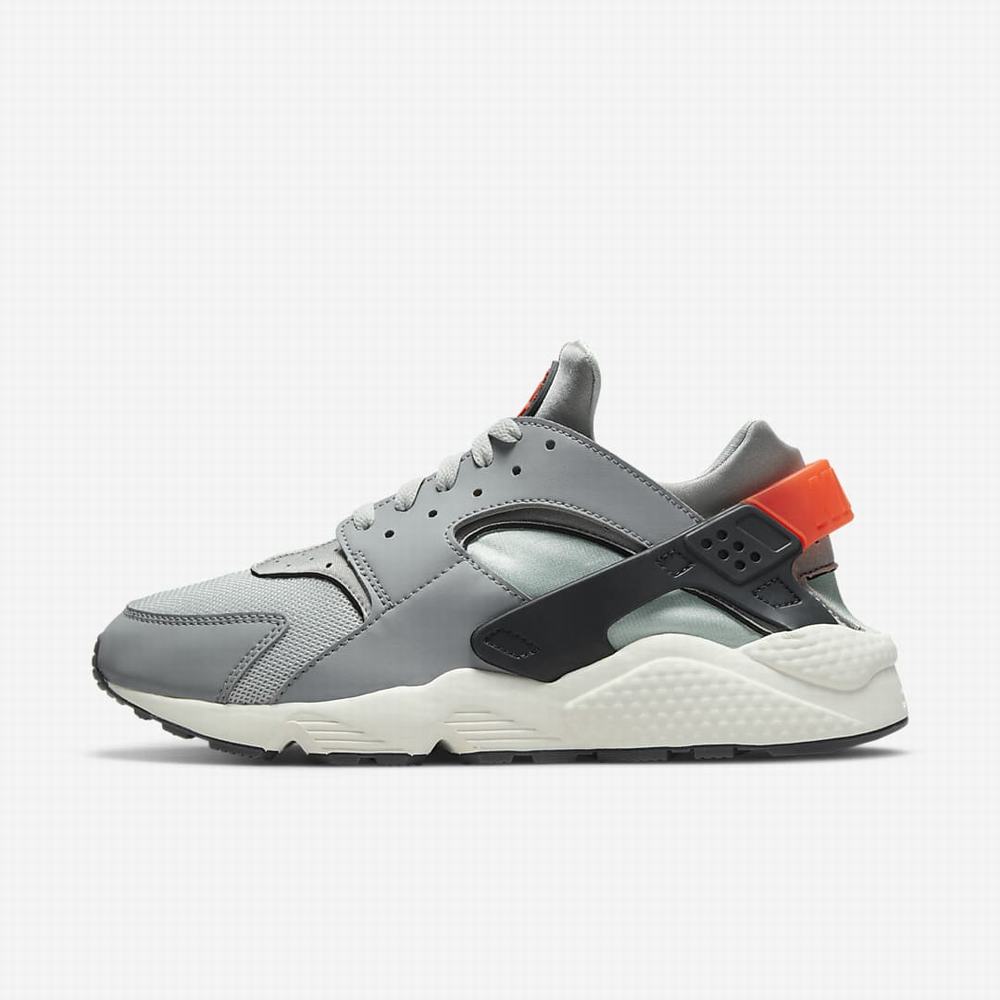 Tenisky Nike Air Huarache Panske Siva Svetlo Siva Oranžové | SK734896