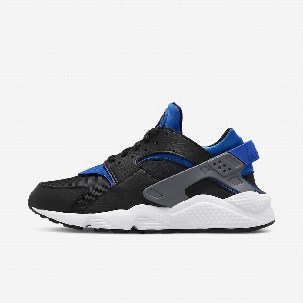 Tenisky Nike Air Huarache Panske Siva Čierne Námornícka Modrá | SK089745