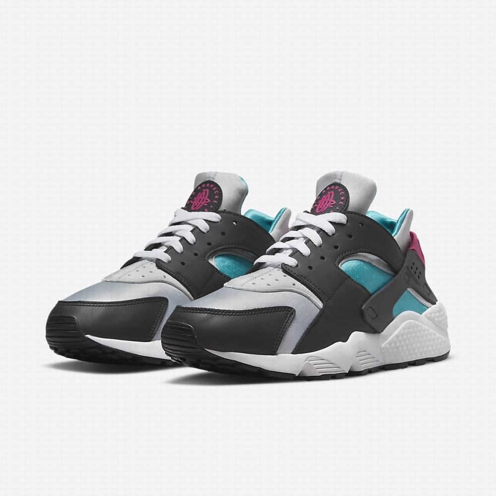 Tenisky Nike Air Huarache Panske Čierne Tyrkysové Platina Ruzove | SK146802