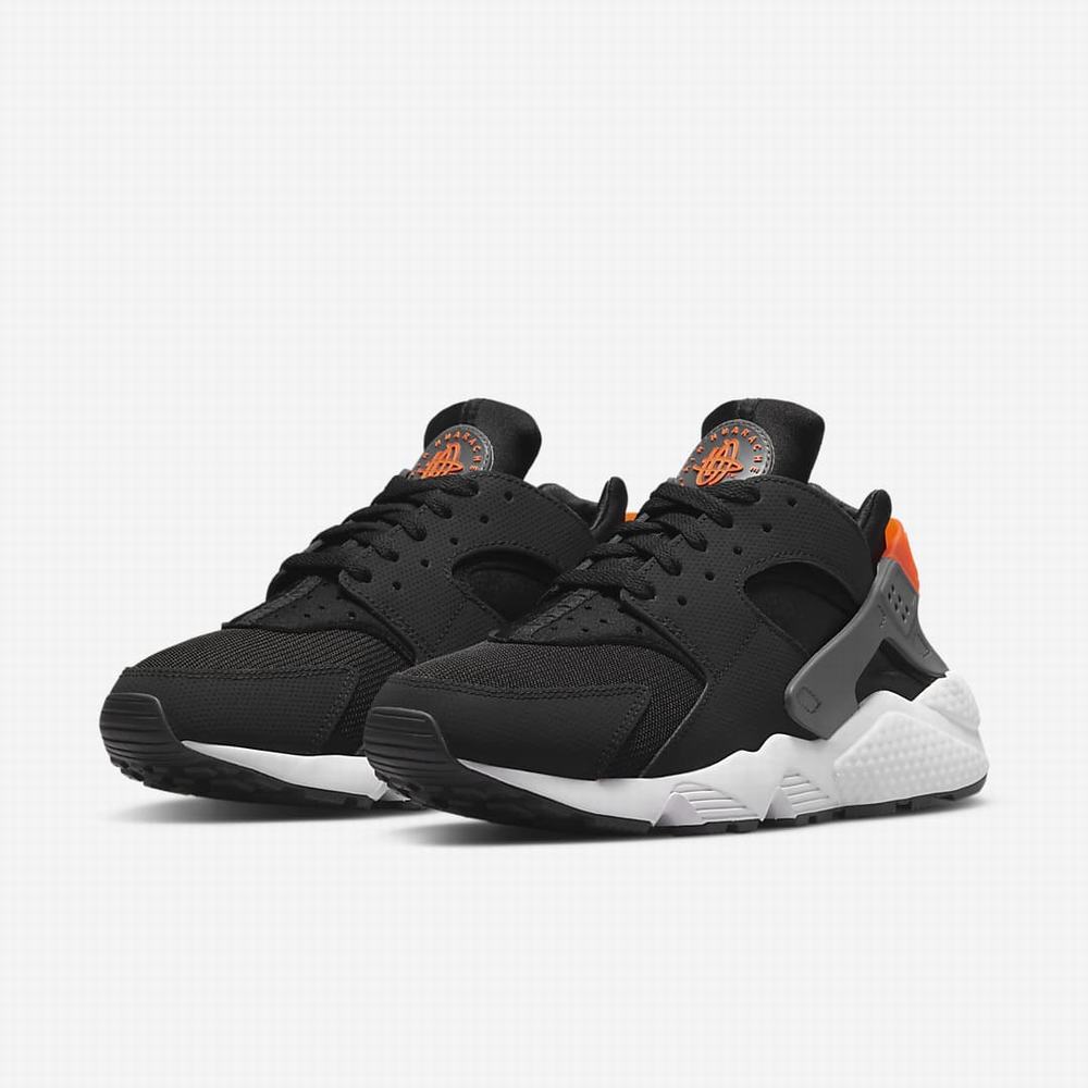 Tenisky Nike Air Huarache Panske Čierne Oranžové Biele Siva | SK374891