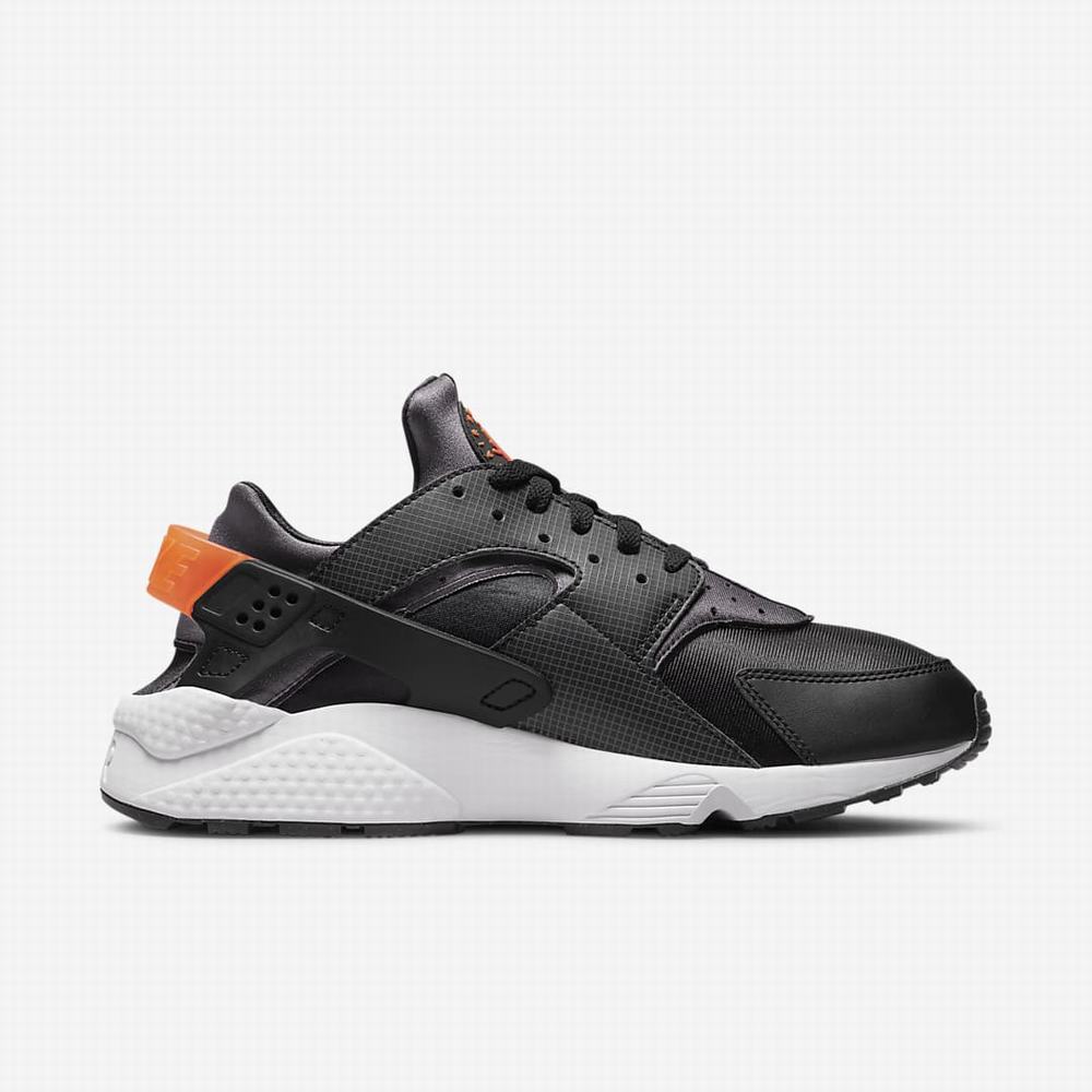 Tenisky Nike Air Huarache Panske Čierne Oranžové Siva Biele | SK812964