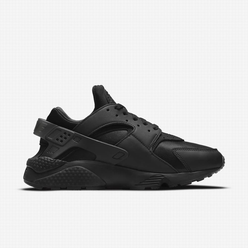 Tenisky Nike Air Huarache Panske Čierne Tmavo Siva Čierne | SK860314