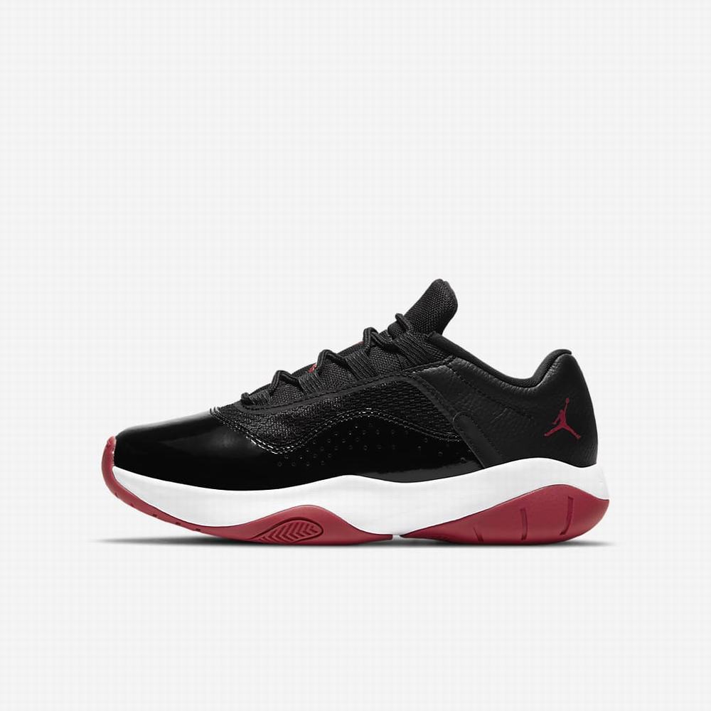 Tenisky Nike Air Jordan 11 CMFT Low Detske Čierne Červené Biele | SK279456