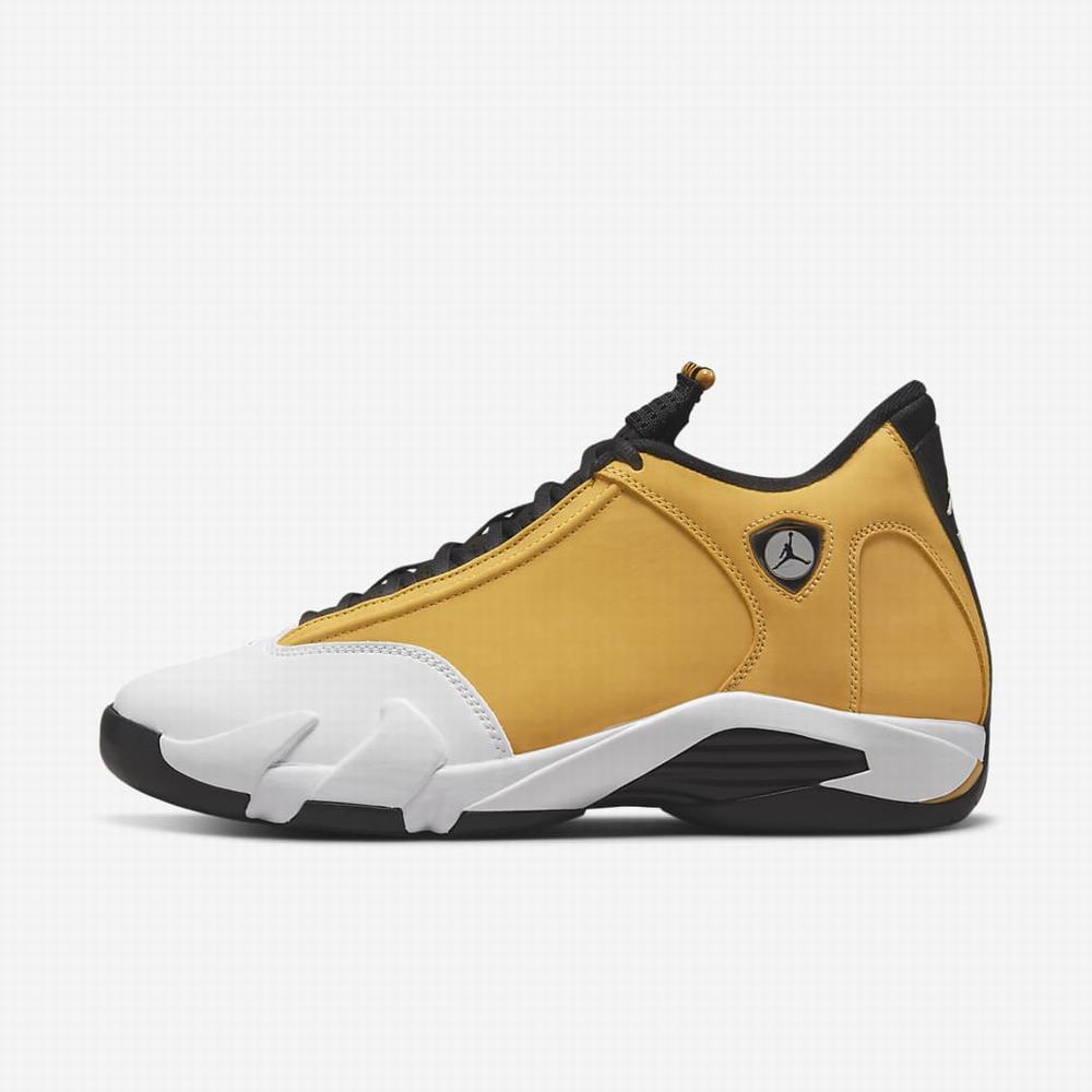 Tenisky Nike Air Jordan 14 Retro Panske Žlté Biele Čierne | SK104752