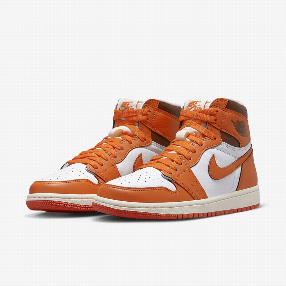 Tenisky Nike Air Jordan 1 Damske Oranžové Biele | SK529381