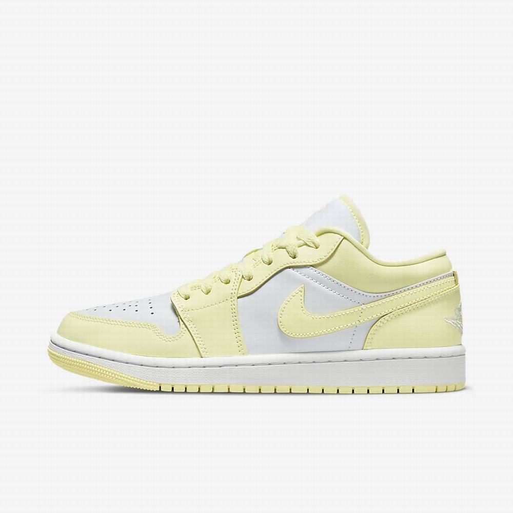 Tenisky Nike Air Jordan 1 Low Damske Platina Biele | SK642057