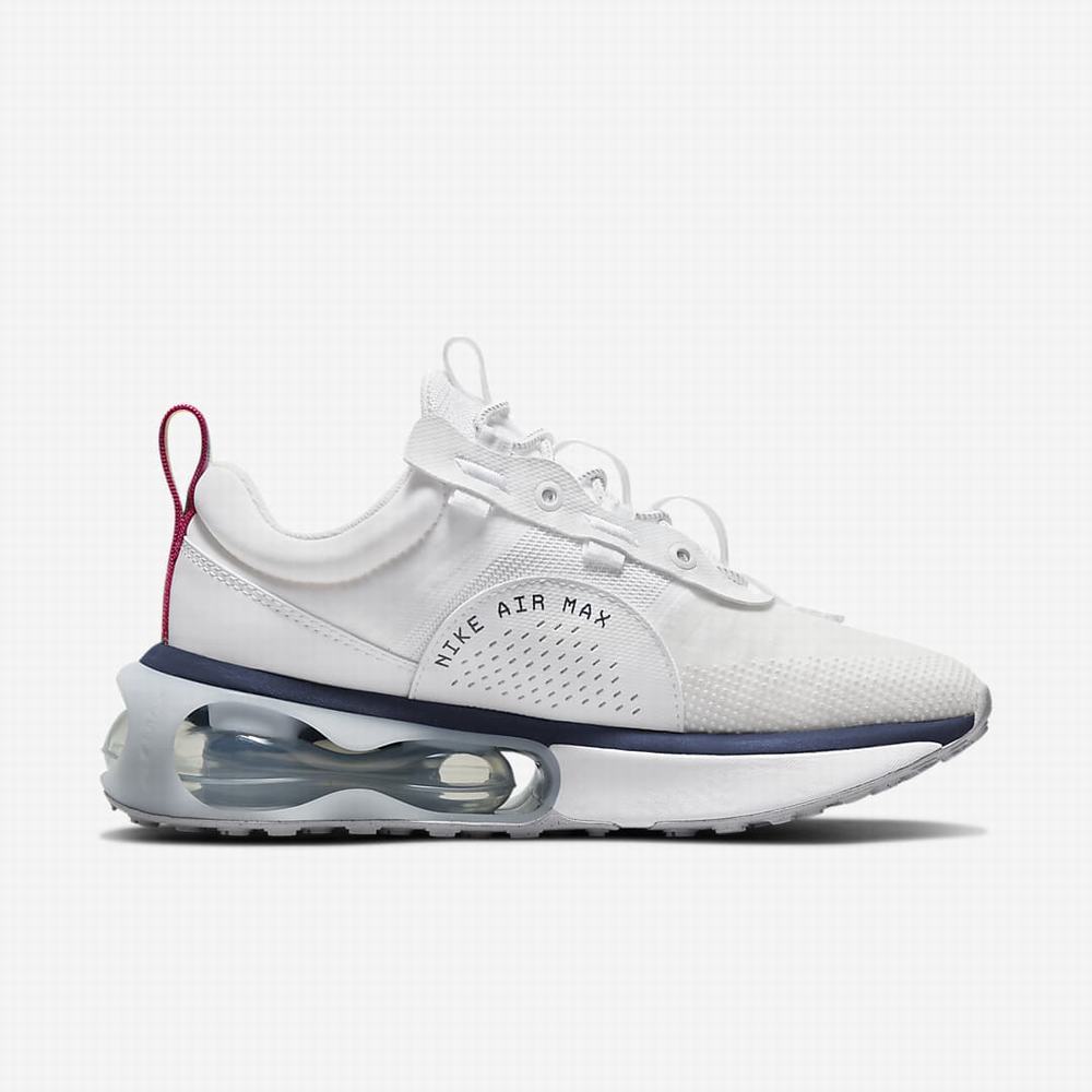 Tenisky Nike Air Max 2021 Damske Biele Modre Platina Ruzove | SK704839