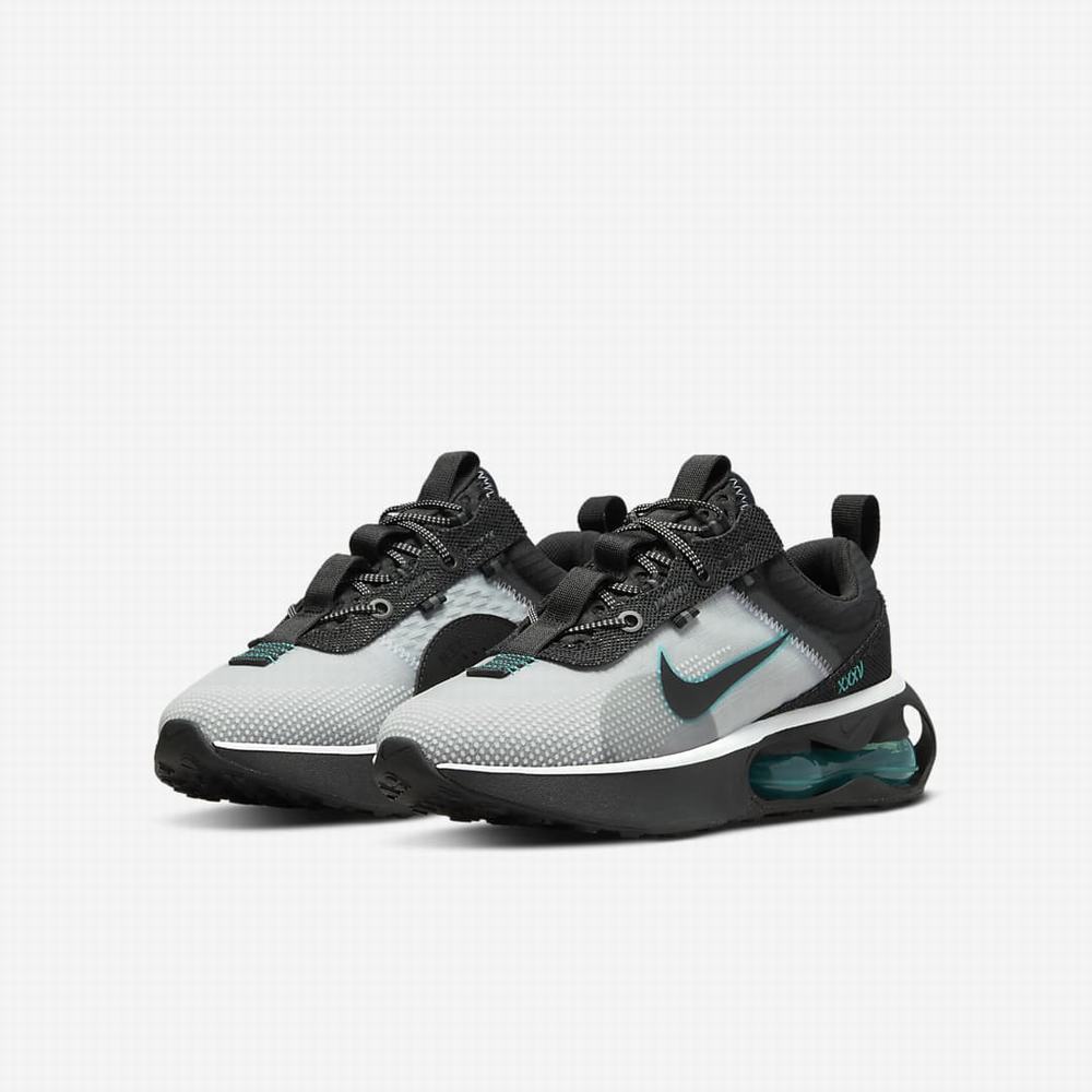 Tenisky Nike Air Max 2021 SE Detske Siva Čierne Biele | SK701894