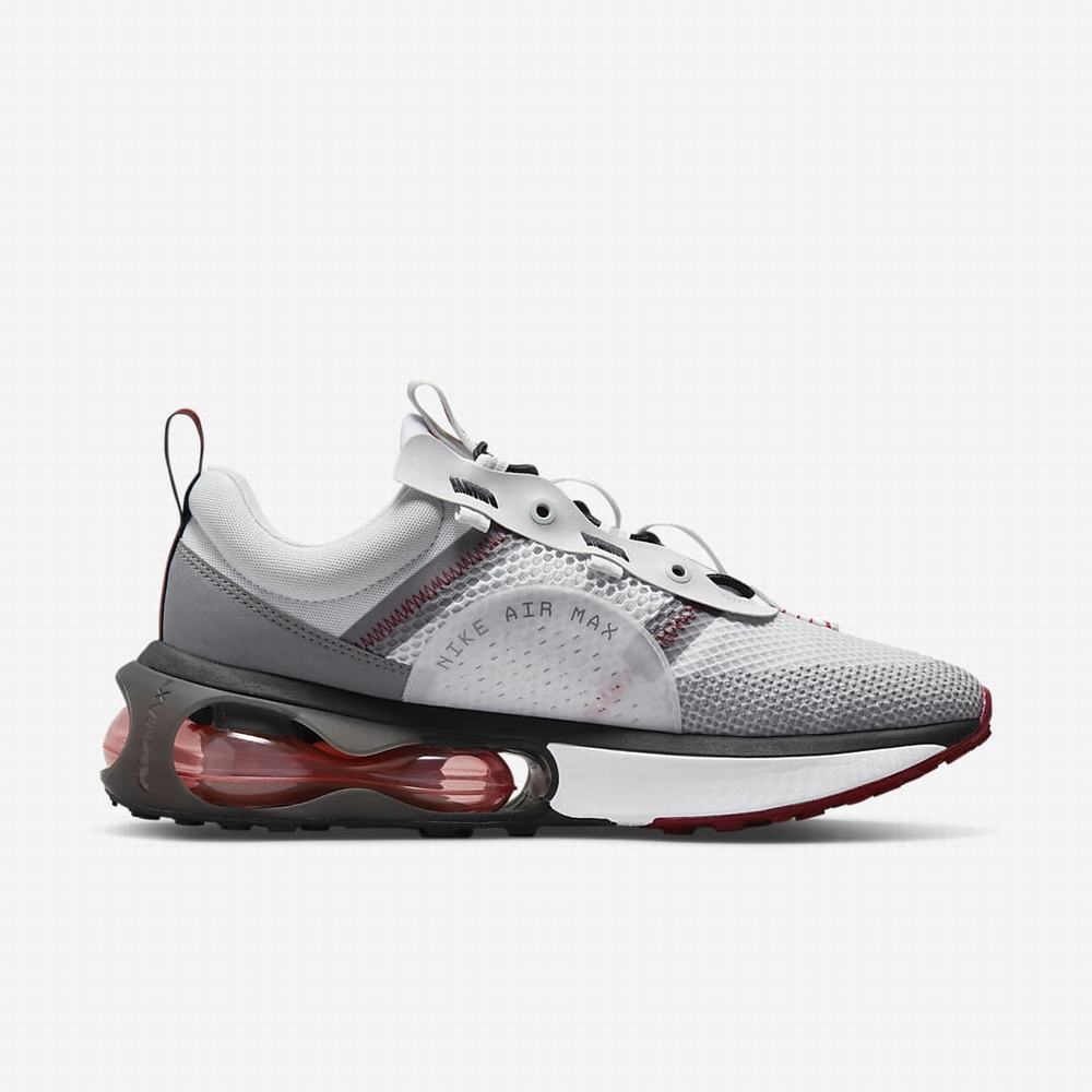 Tenisky Nike Air Max 2021 SE Panske Siva Červené Biele Čierne | SK890632