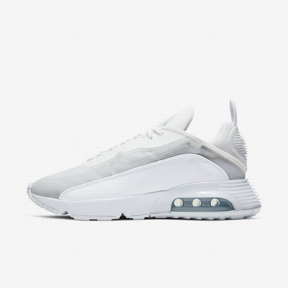 Tenisky Nike Air Max 2090 Panske Biele Siva Platina Biele | SK623745