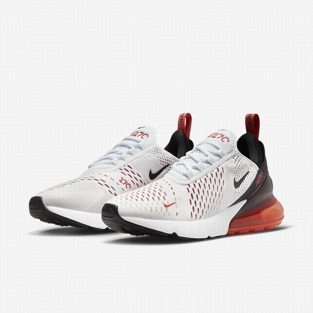 Tenisky Nike Air Max 270 Damske Biele Oranžové Čierne | SK130567